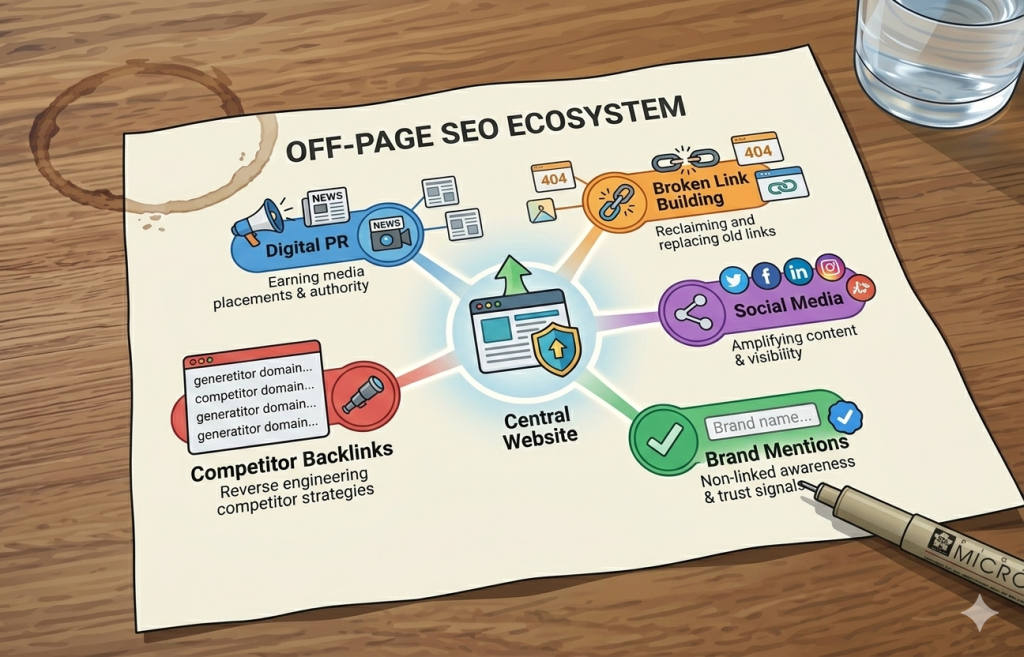 Example of off-page SEO strategy