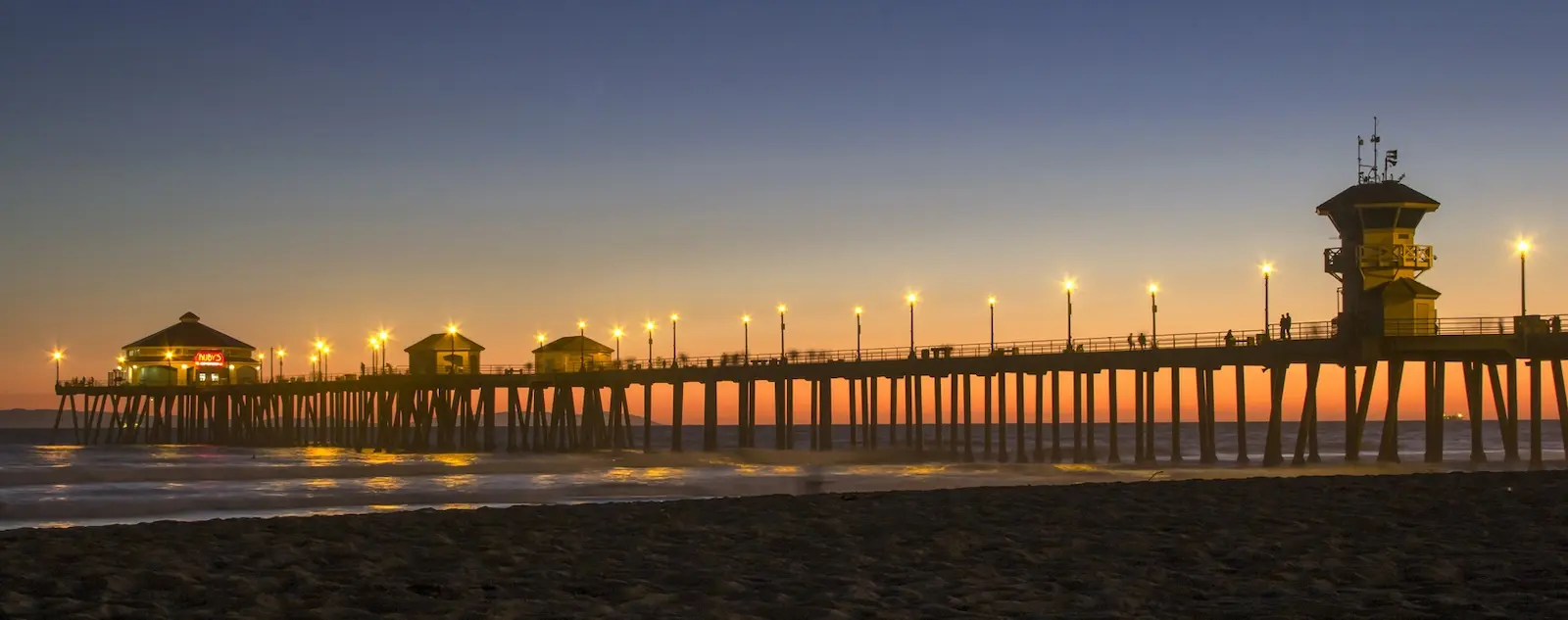 Huntington Beach Pier in Orange County, CA